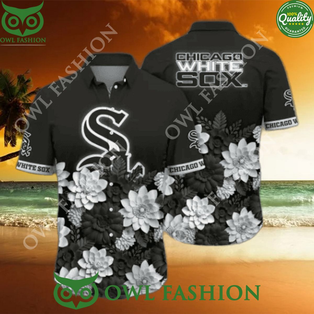 Chicago White Sox MLB Flower Hawaiian Shirt For Fans