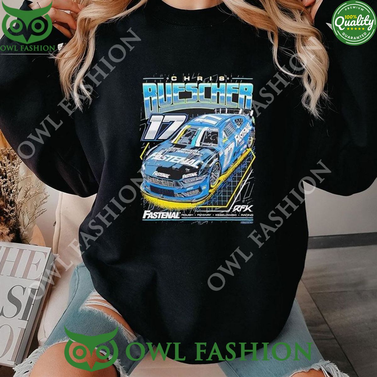 Chris Buescher 2024 Fastenal Shirt Hoodie