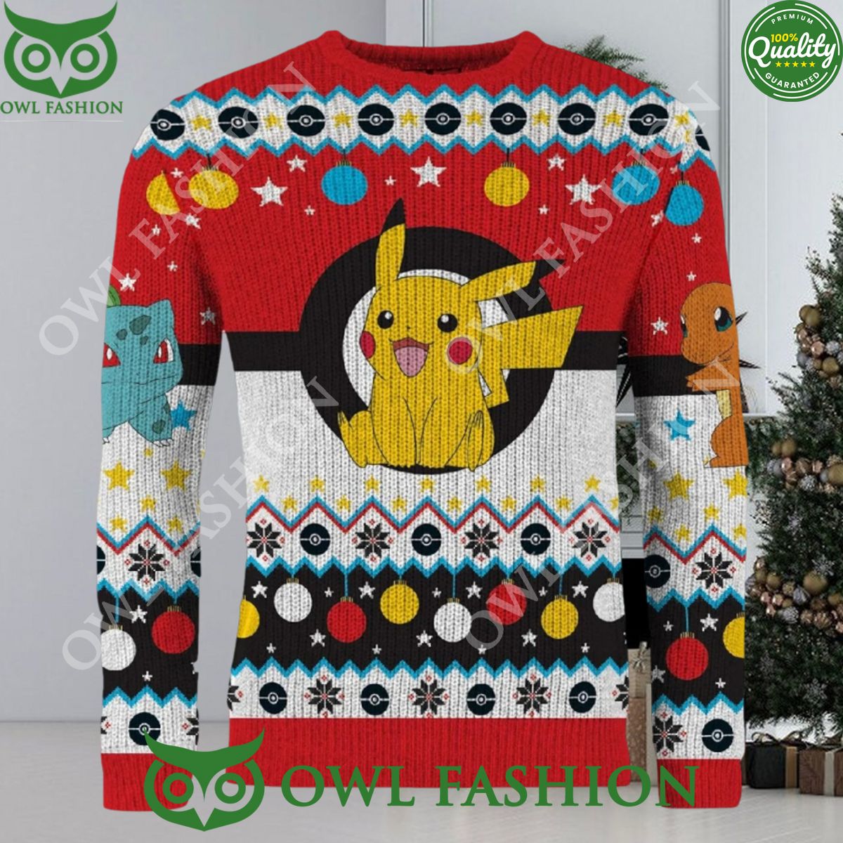 Christmas I Choose You Pokemon Pikachu Ugly Christmas Sweater