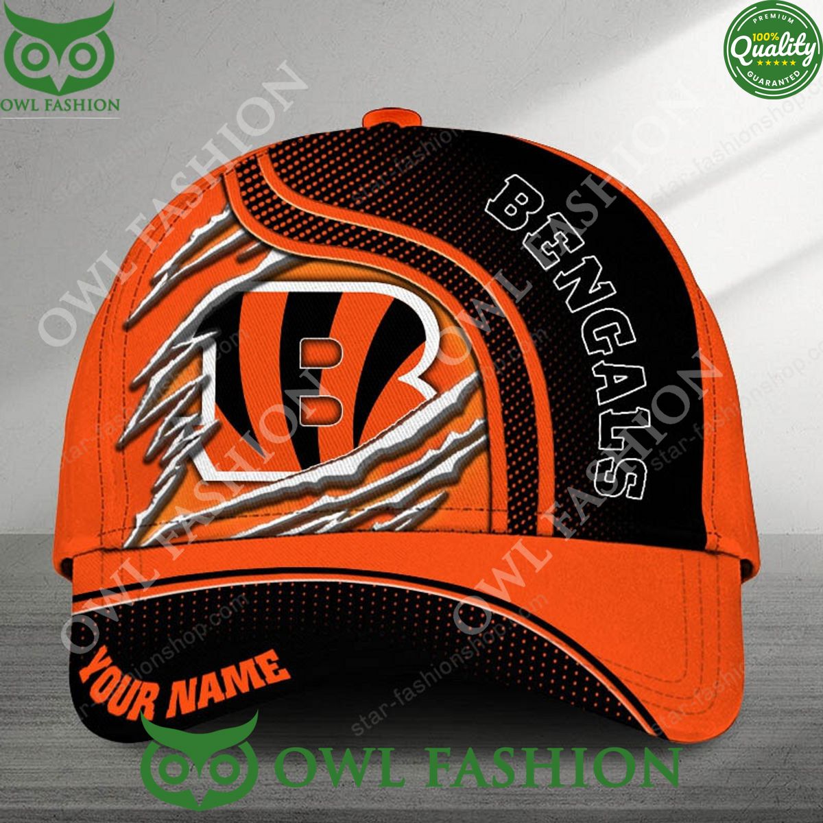 Cincinnati Bengals NFL Printed Cap Customized