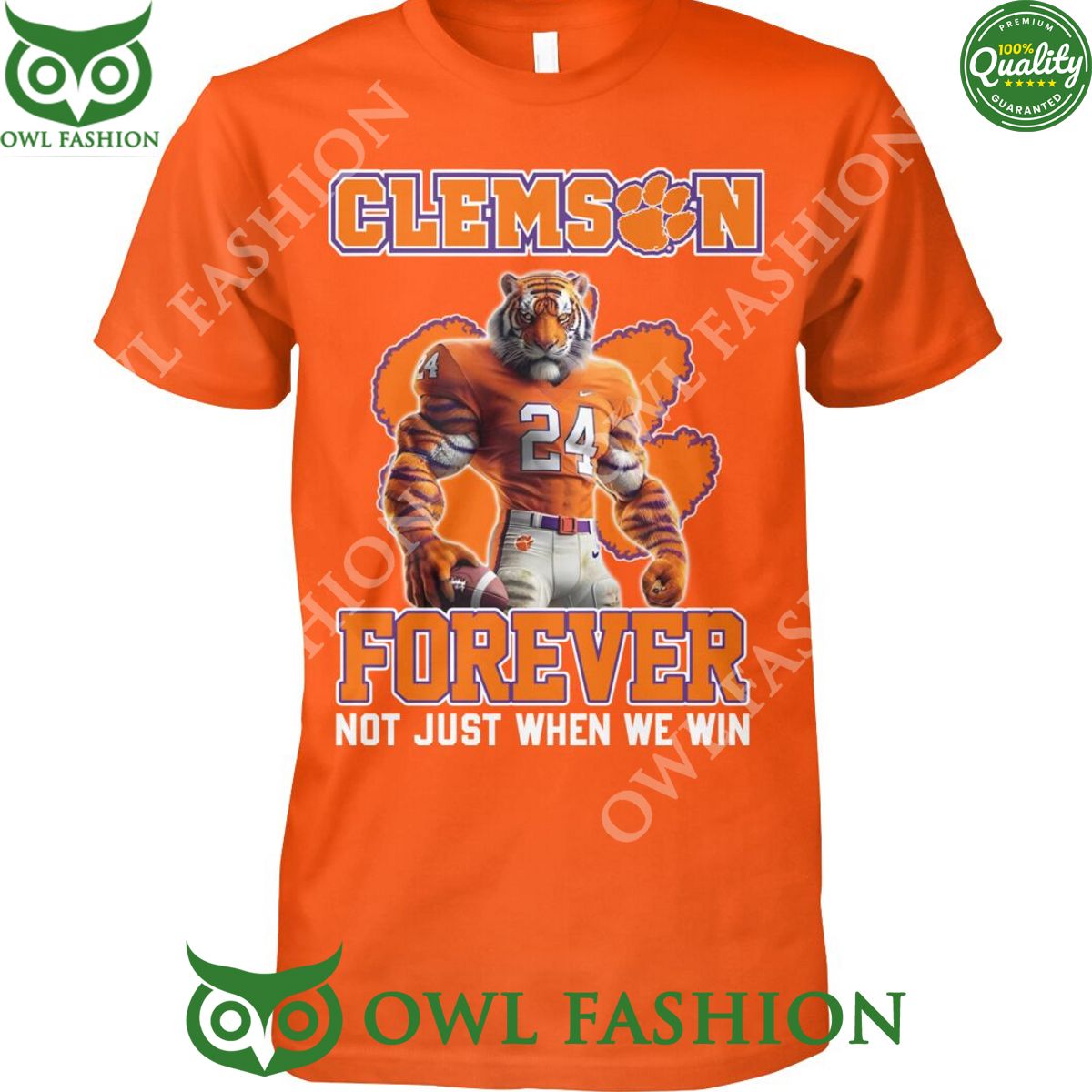 Clemson Tiger sport Forever legend not just when we win t shirt