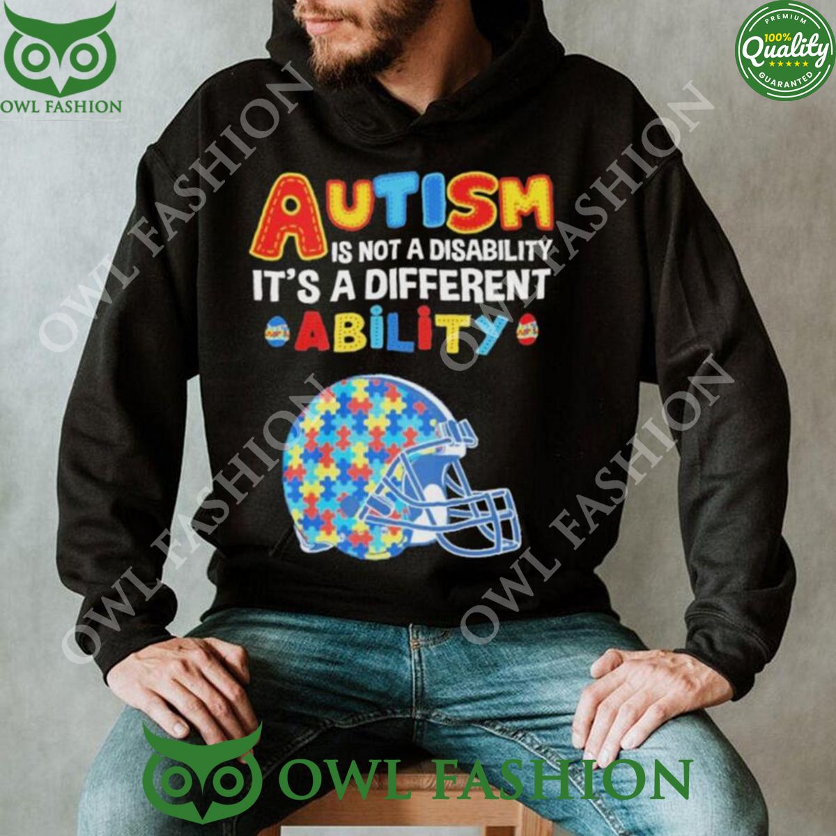 Cleveland Browns Autism NFL Autism 2D Hoodie Shirt