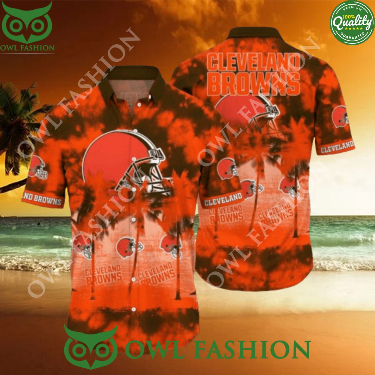 Cleveland Browns NFL Championship Limited Aloha Hawaiian Shirt