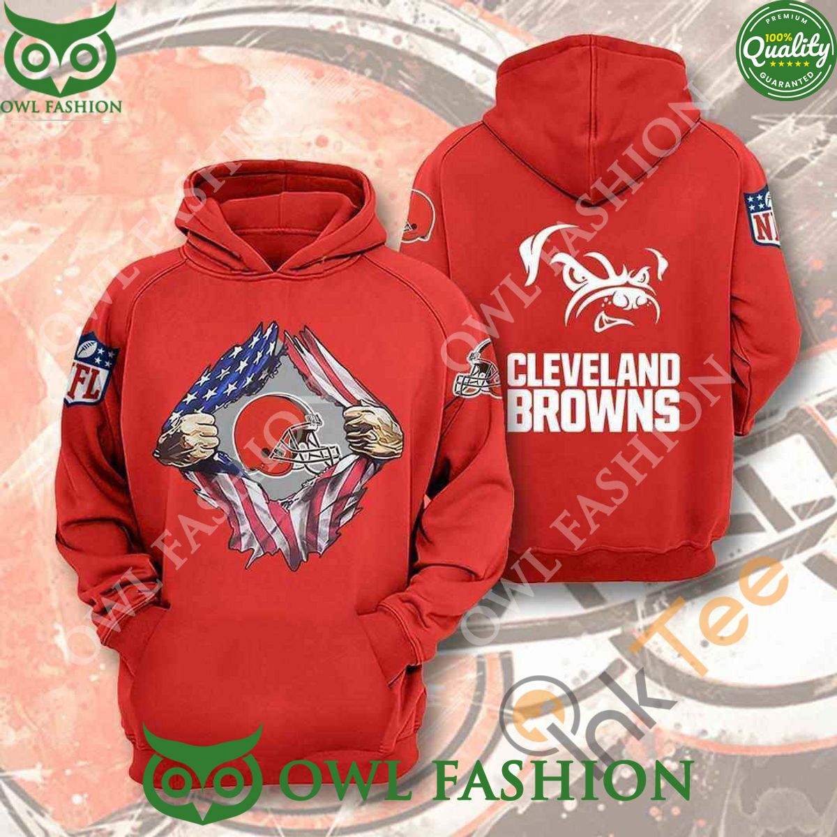 Cleveland Browns Nfl sweatshirt hooded 3D Hoodie