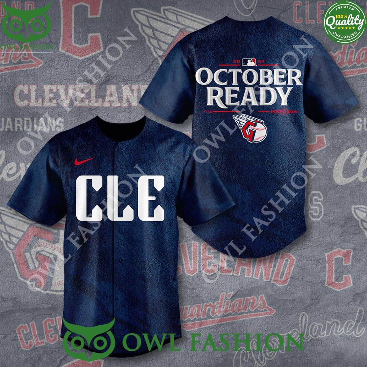 Cleveland Guardians October Ready 2024 Baseball Jersey Shirt