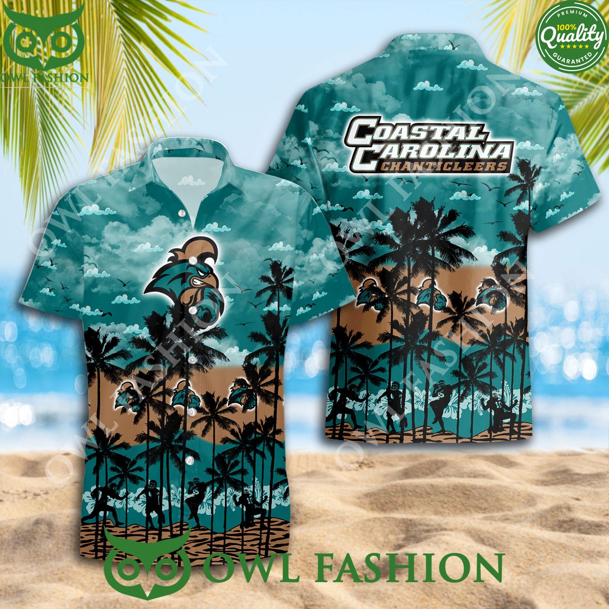 Coastal Carolina Chanticleers NCAA Hawaiian Shirt Summer Limited Version 2024