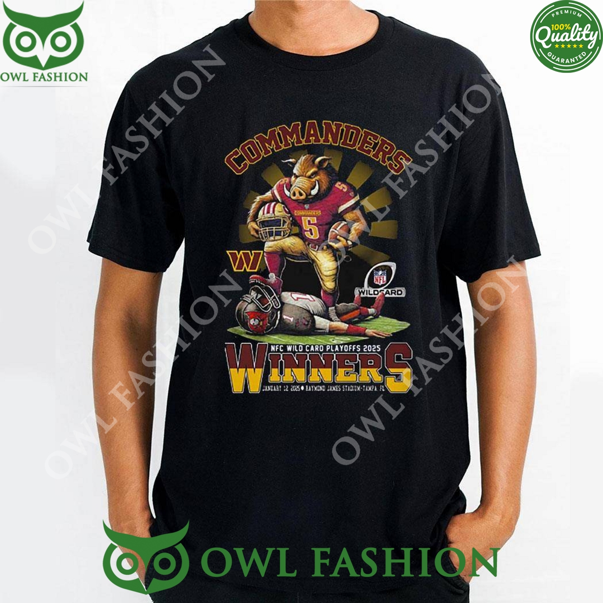 Commanders Nfc Wild Card Playoffs 2025 Winners t shirt