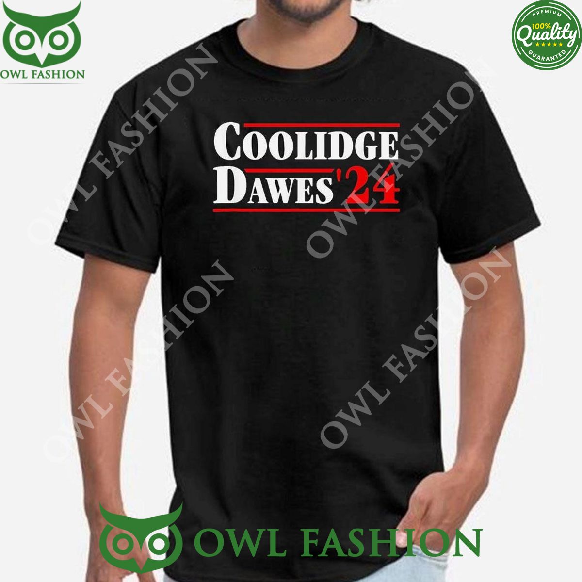 Coolidge Dawes Basic Black 2024 t Shirt