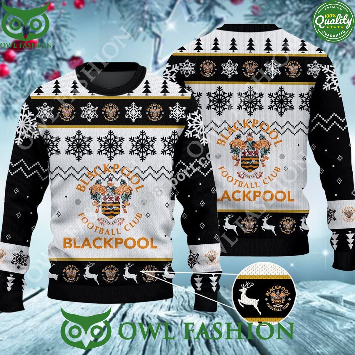 Custom Color Blackpool Ugly Sweater Jumper