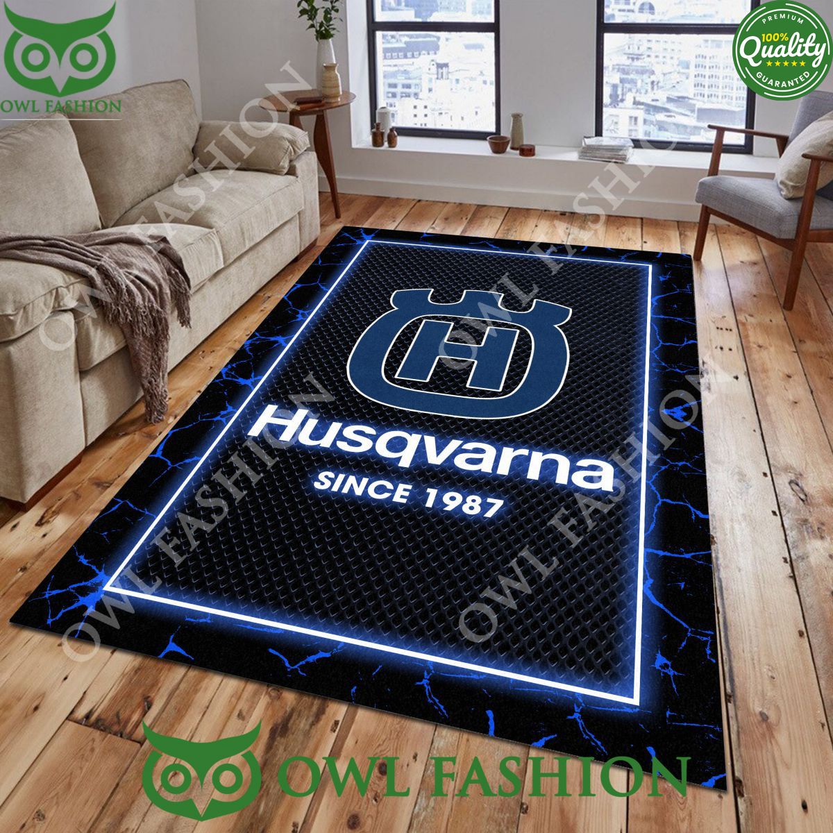 Custom color Husqvarna pioneering manufacturer carpet rug for living room