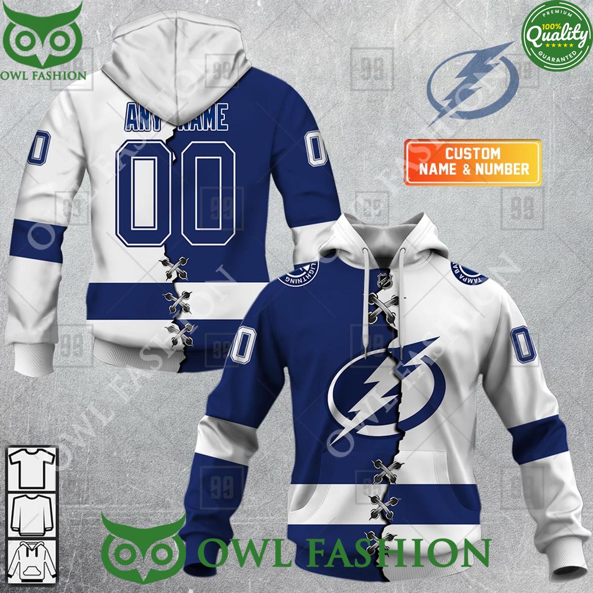 Custom Name and Number NHL Philadelphia Flyers Mix Sew Stitch Crack 2024 Hoodie shirt
