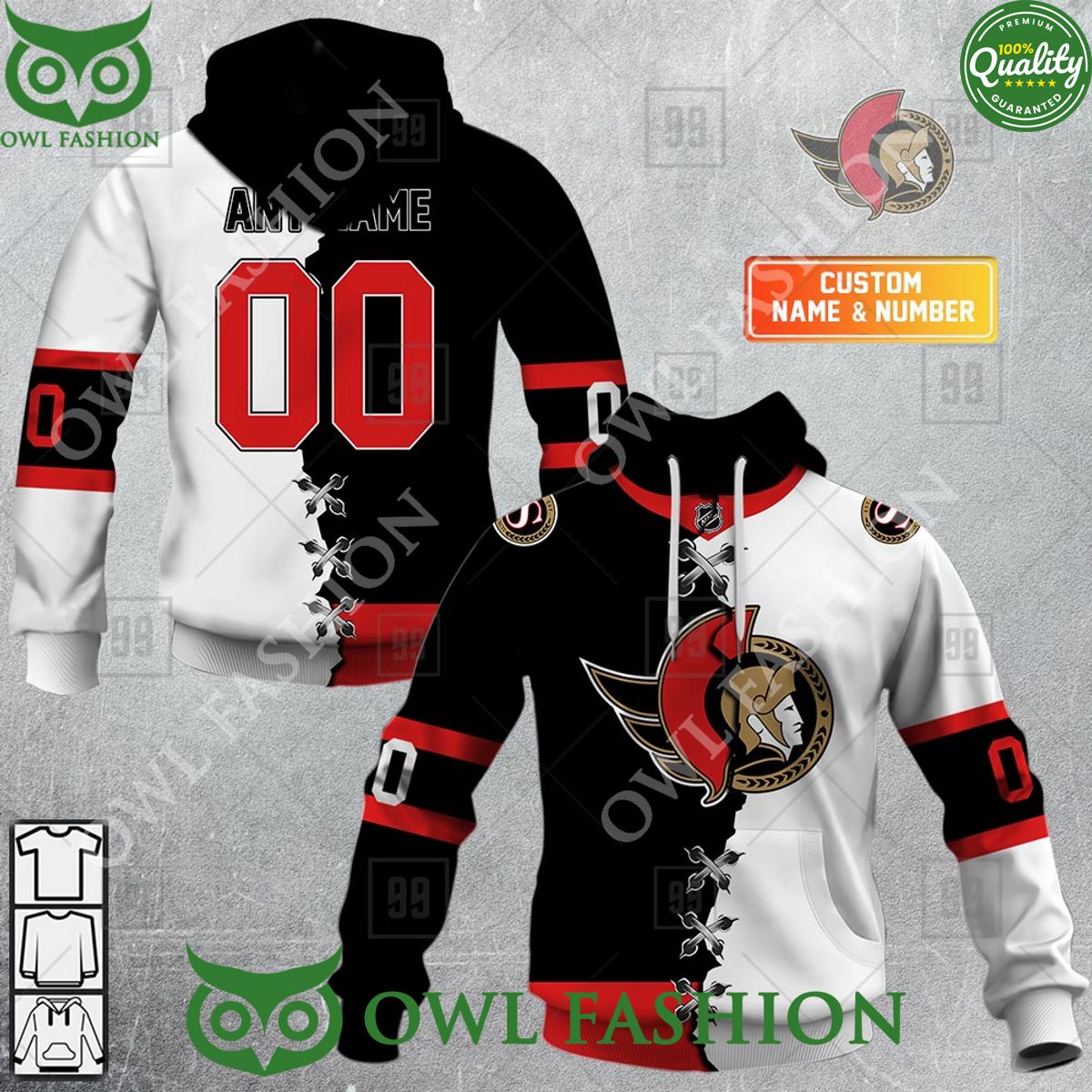 Custom Name and Number NHL Toronto Maple Leafs Mix Sew Stitch Crack 2024 Hoodie shirt