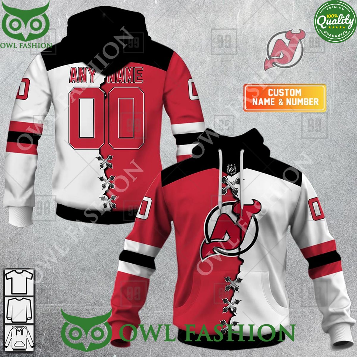 Custom Name and Number NHL Washington Capitals Mix Sew Stitch Crack 2024 Hoodie shirt