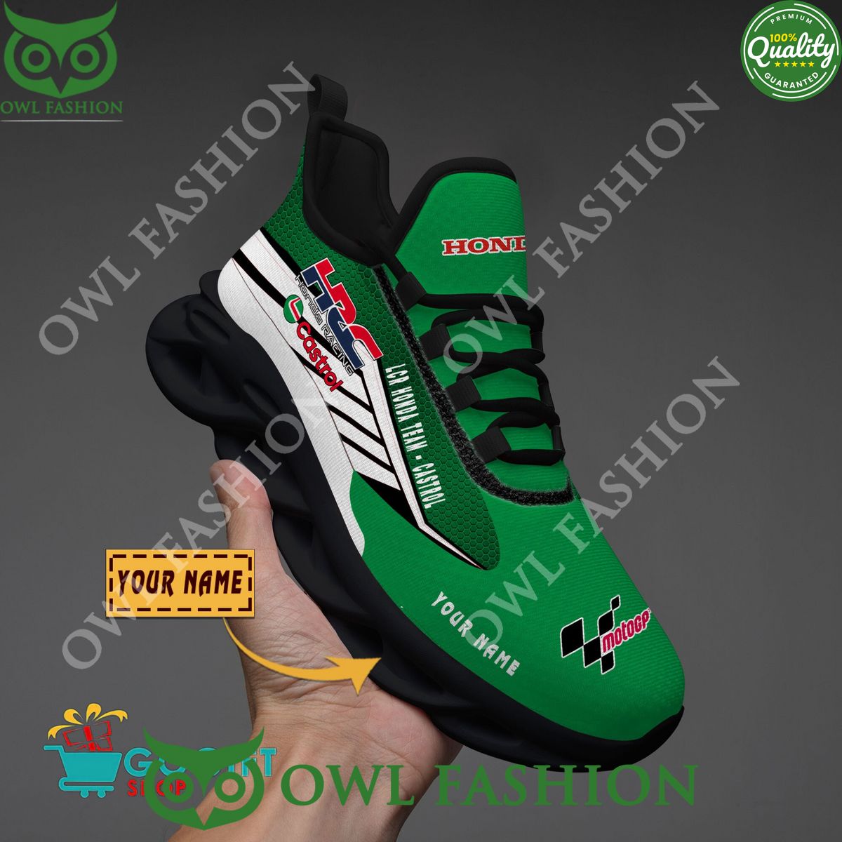 Custom Name LCR Honda Team 2024 MotoGP Castrol max soul shoes