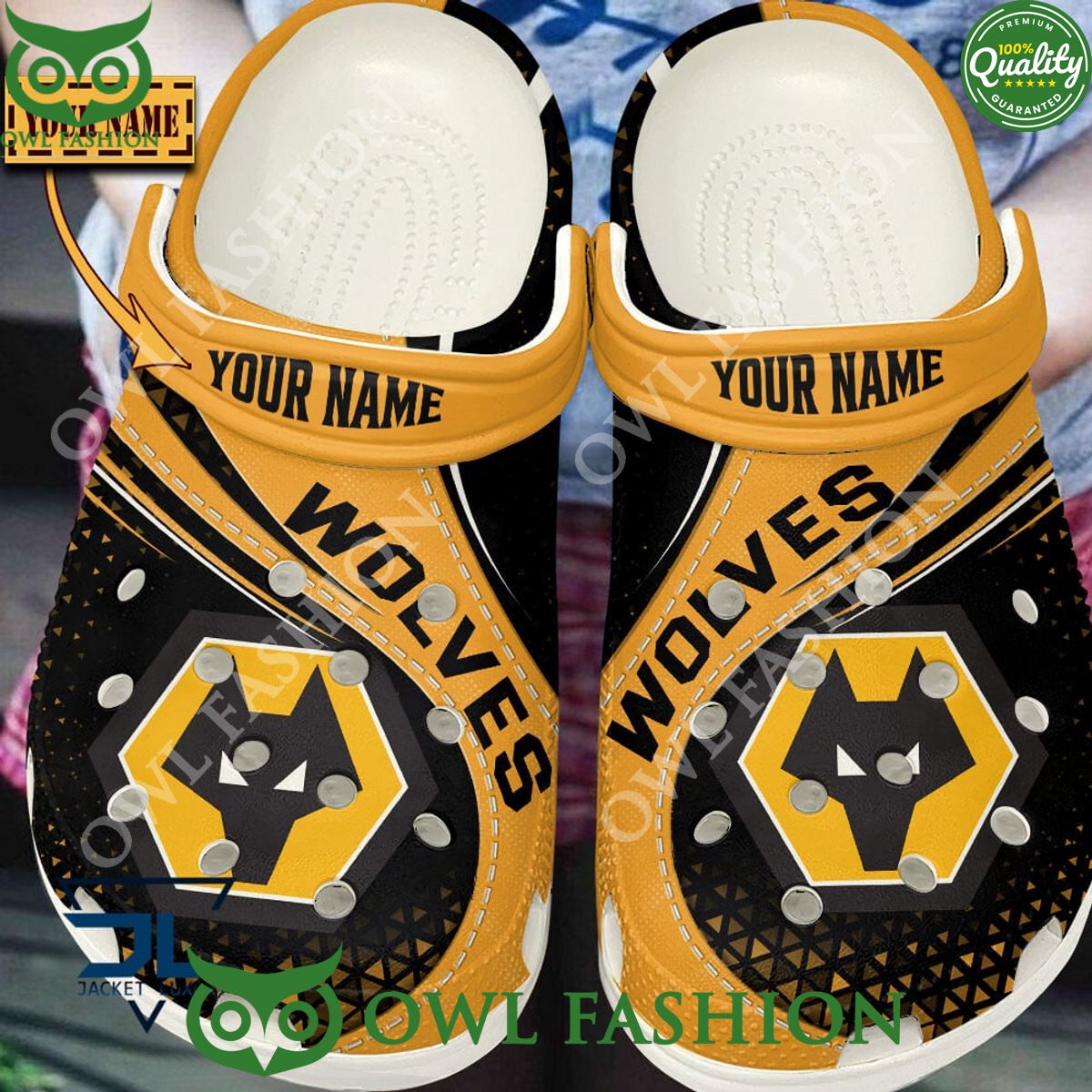 Custom Name Wolverhampton Wanderers F.C Football Club 2024 Croc