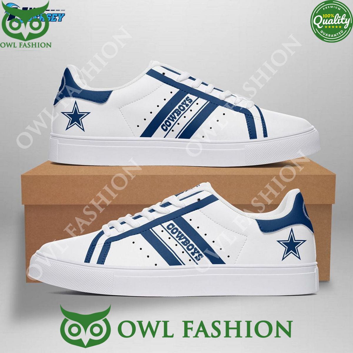 Dallas Cowboys Footwear NFL Premium Logo Stan Smith
