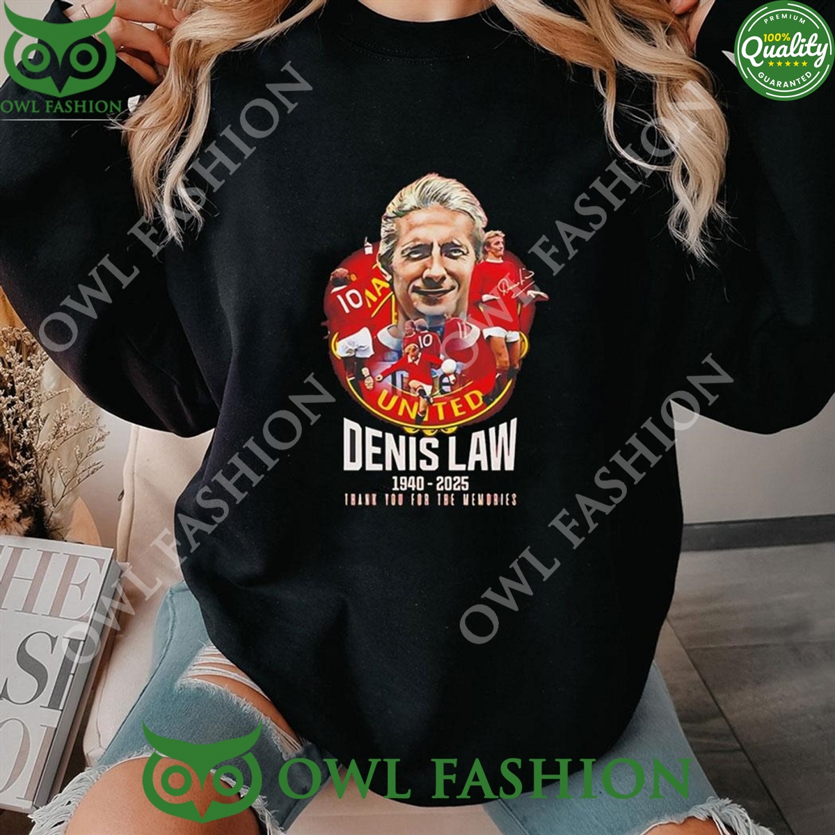 Denis Law 1940 2025 Manchester United For The Legendary Sweatshirt