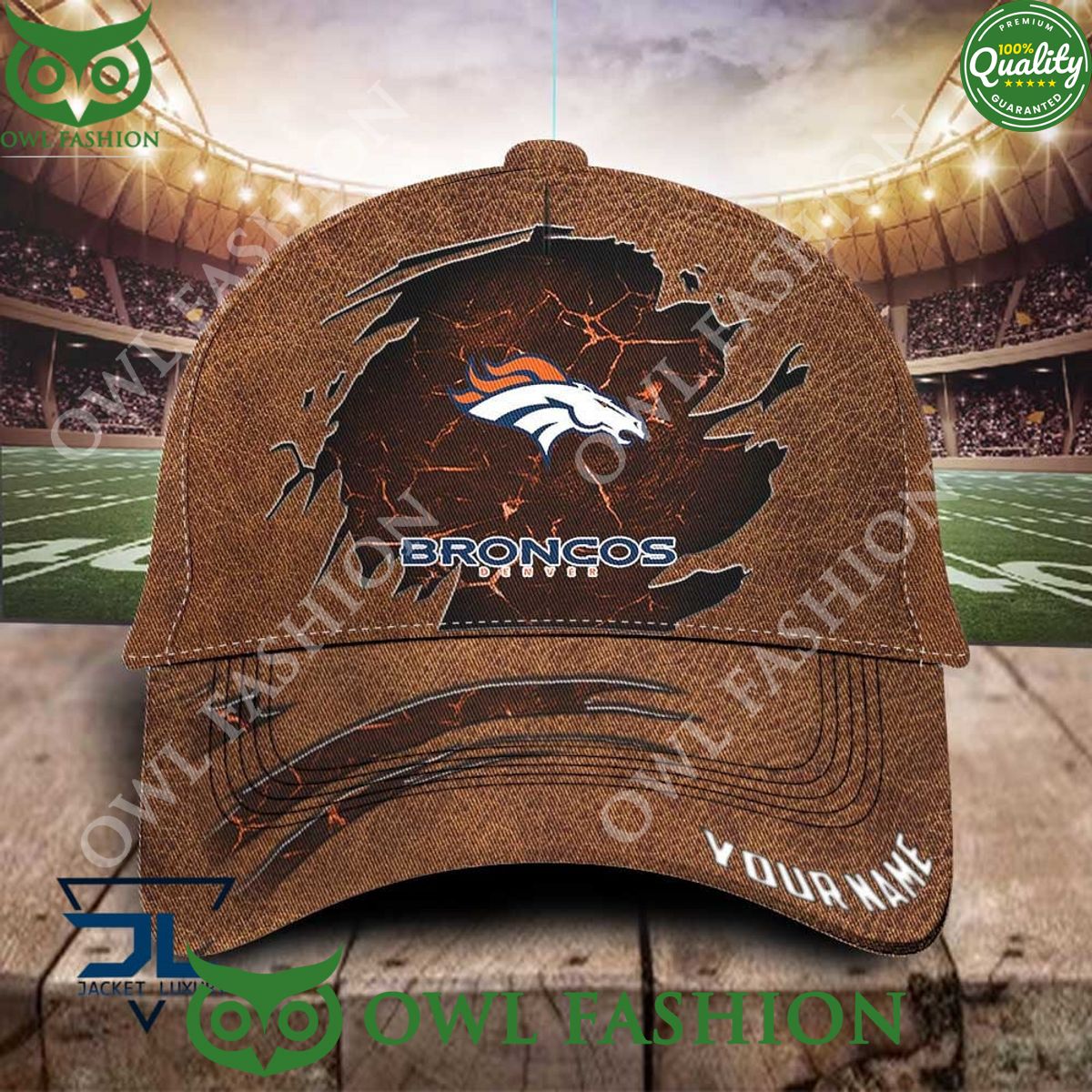 Denver Broncos NFL Limited Personalized Football Classic Cap