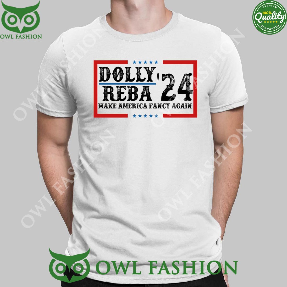 Dolly Reba 2024 Make America Fancy Again 2D Tshirt Hoodie
