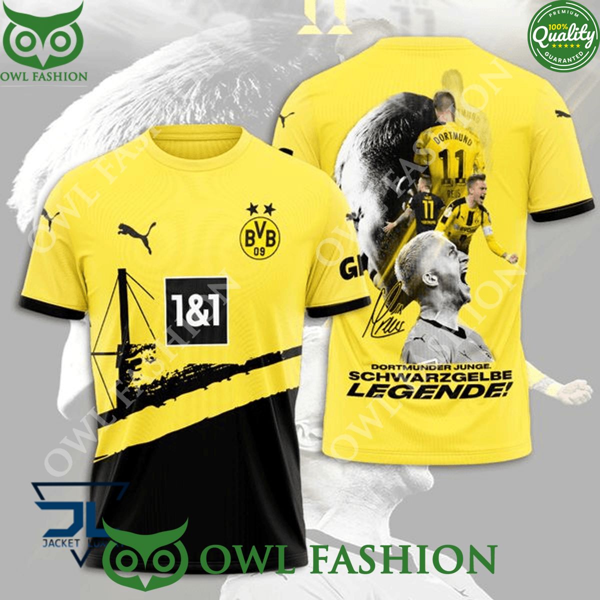 Dortmunder Junge Marco Reus Legend Football Player 3D Tshirt