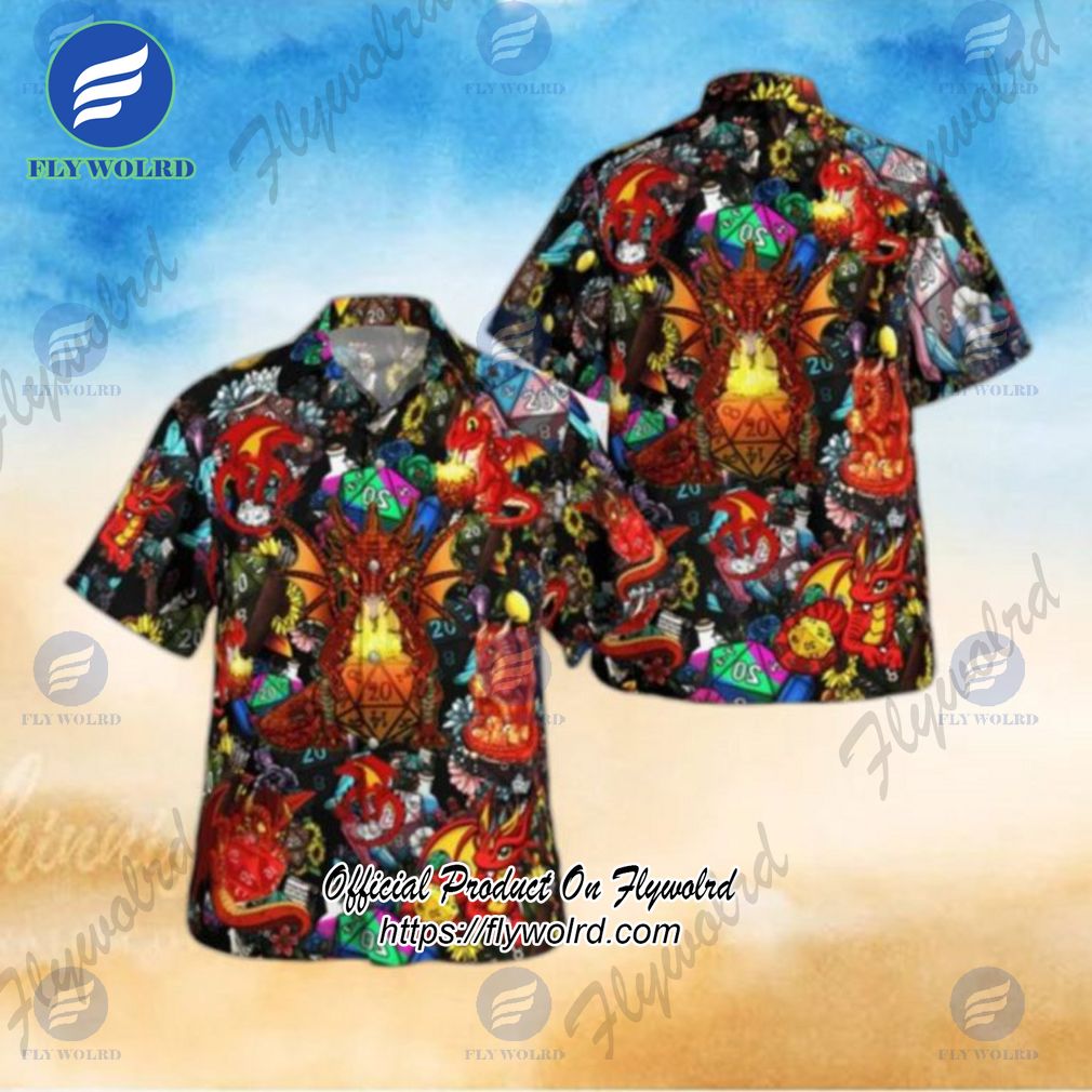 Dragon Luck Is In Small Things Hawaiian Shirt