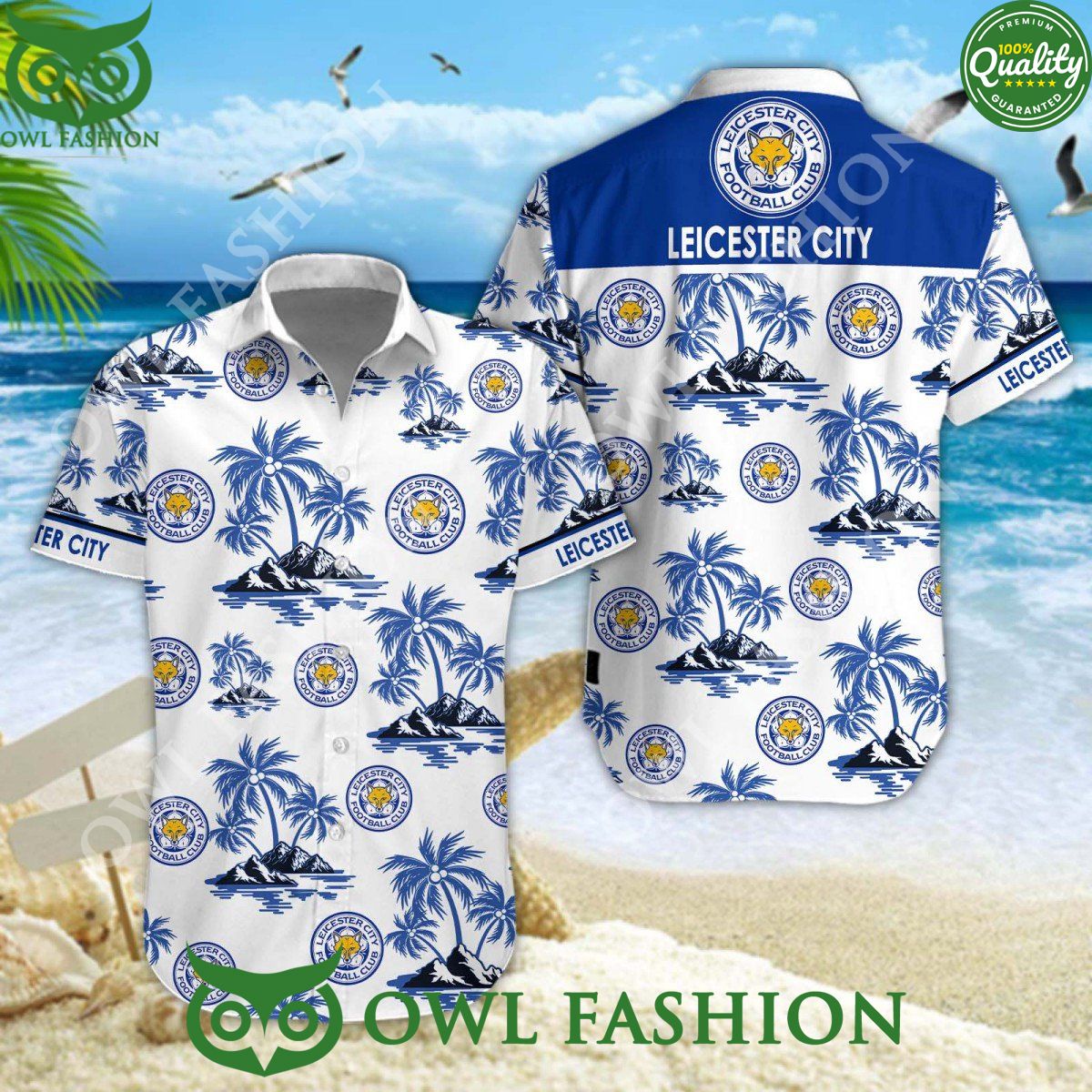 EFL Leicester City Football Champion Hawaiian Shirt Beach Vibe