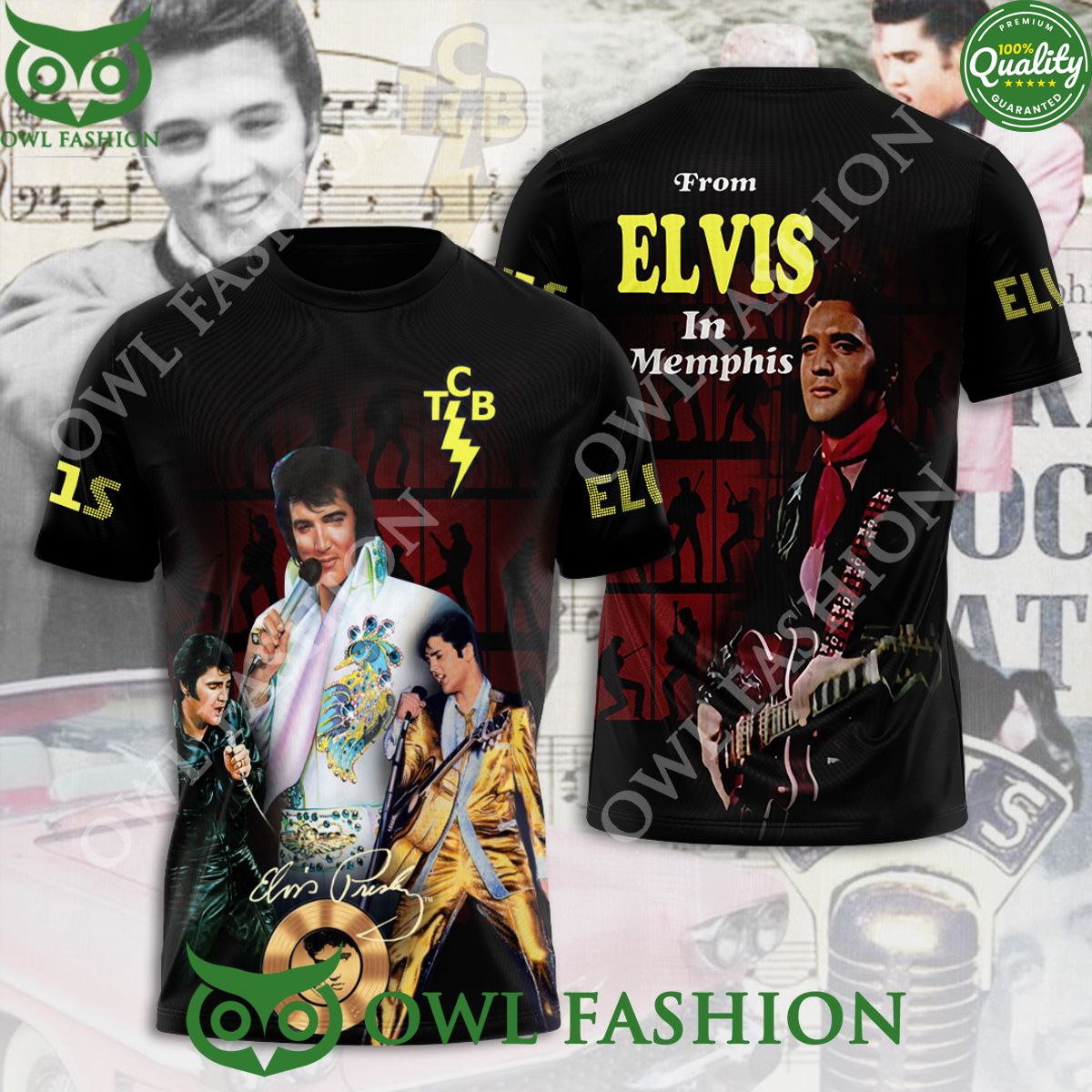 Elvis Presley In Memphis Rock Legend t shirt