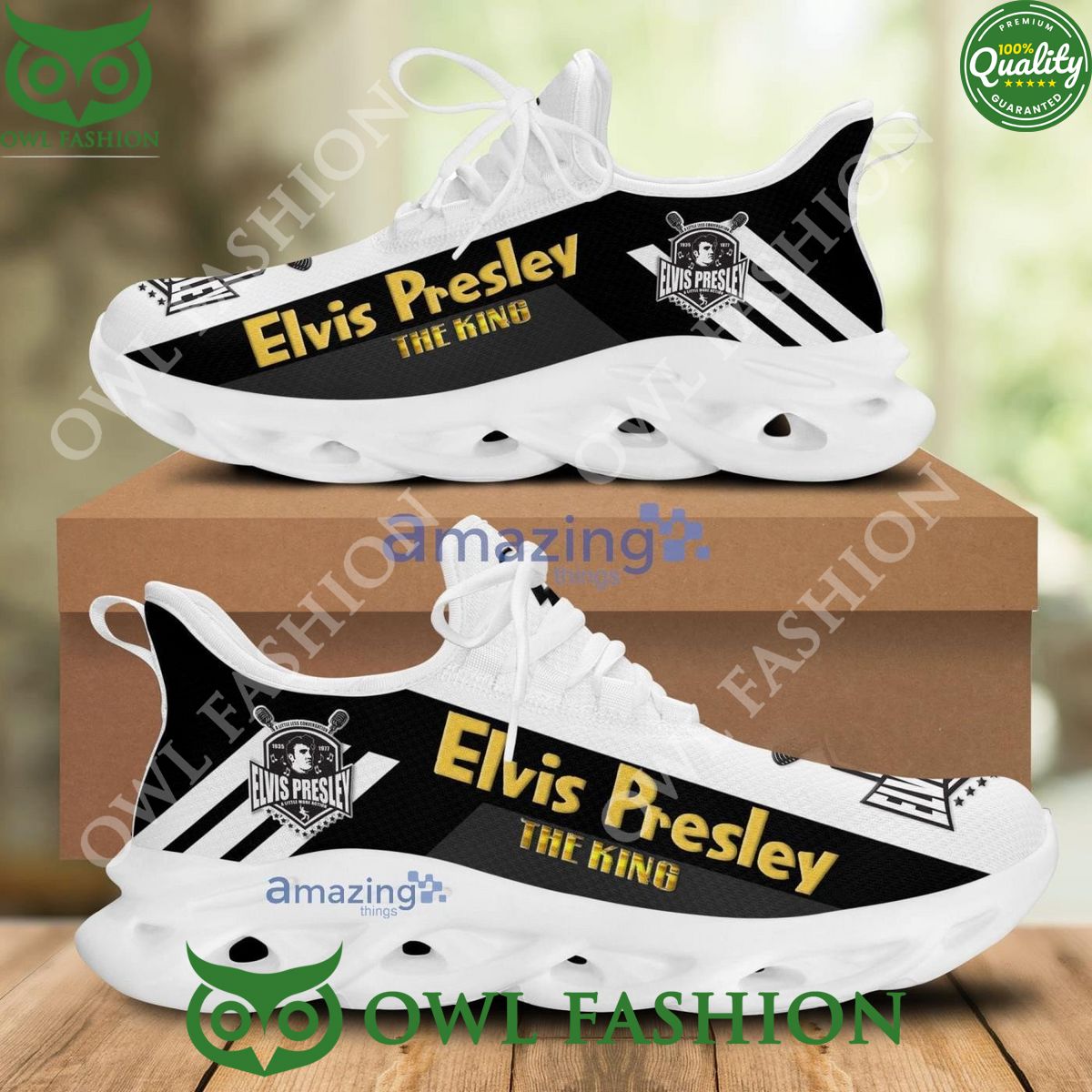 Elvis Presley The King White Max Soul Sneaker