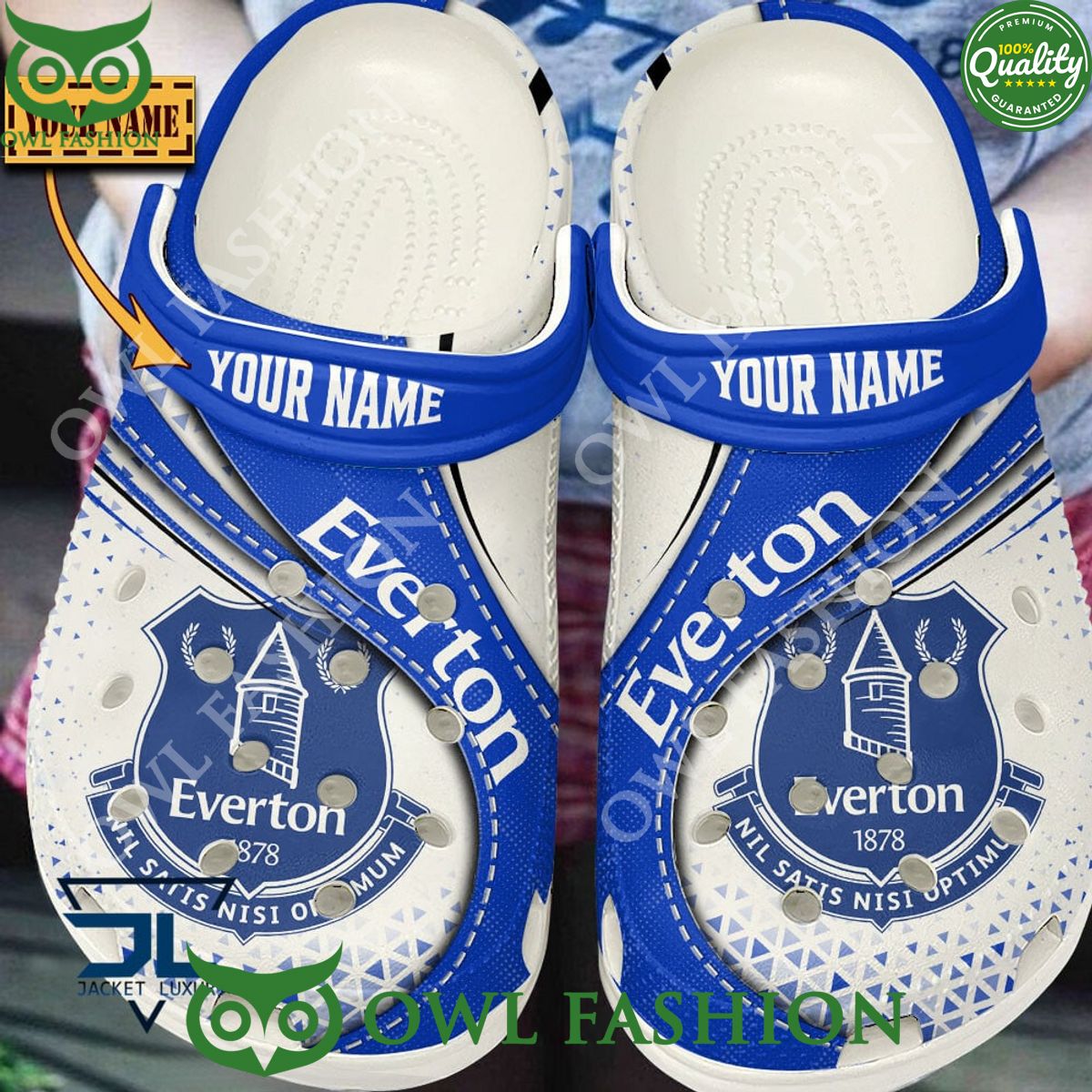 Everton F.C Customized Premier League Champion 2024 Crocs