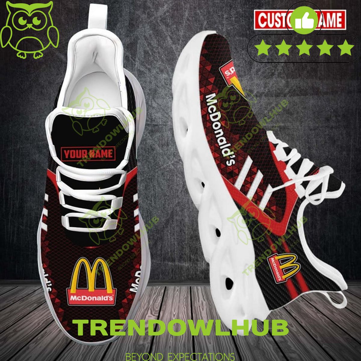 Fast food chain McDonald's Special Clunky Max soul sneakers