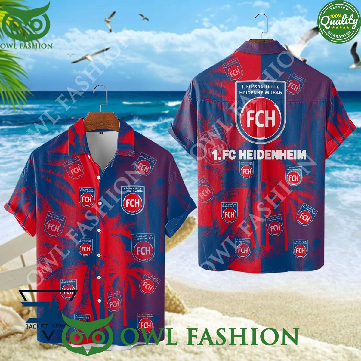 FC Heidenheim Bundesliga Championship Hawaiian Shirt Aloha Vibe