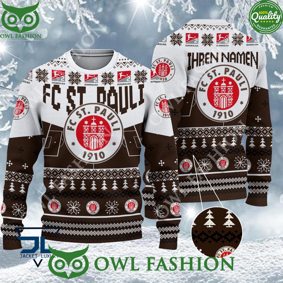 FC St. Pauli Limited For Bundesliga Fans Ugly Sweater Jumper