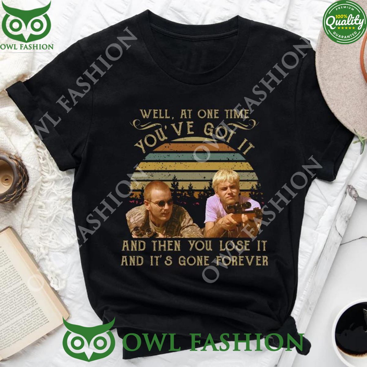 Fix Sick Boy Trainspotting at one time you got it lose it gove forever vintage movie t-shirt