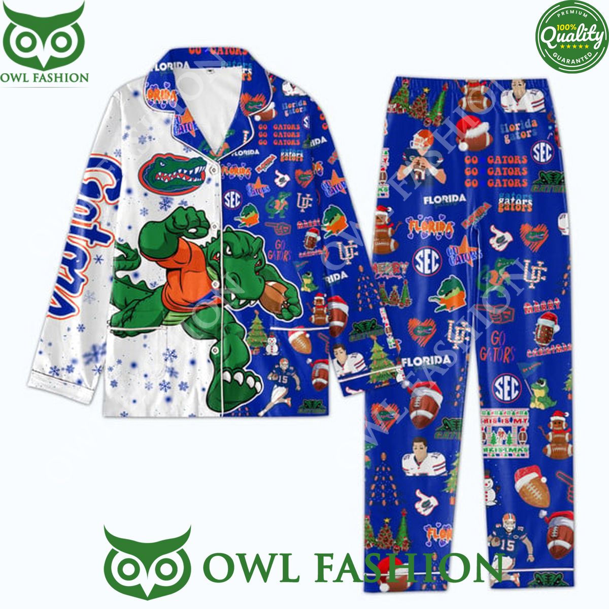 Florida Gators football Christmas Pajamas Set NCAA