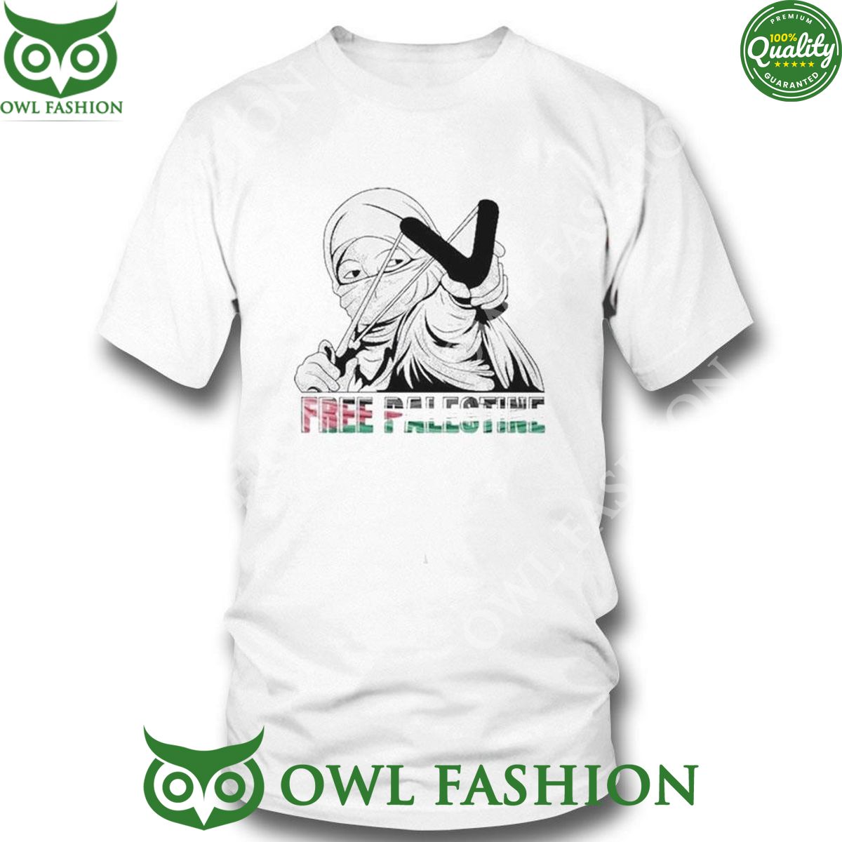 Free Palestine Women Slingshot 2024 Tshirt Hoodie