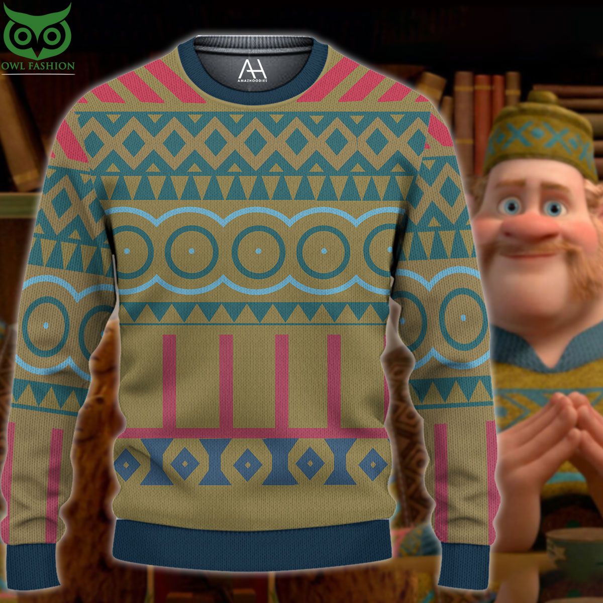 Frozen Disney Cartoon Christmas Ugly Sweater