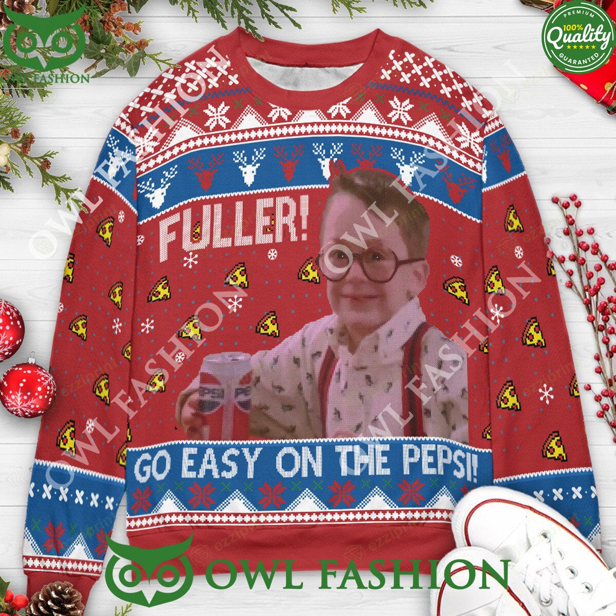 Fuller Go Easy On The Pepsi Home Alone Sweater