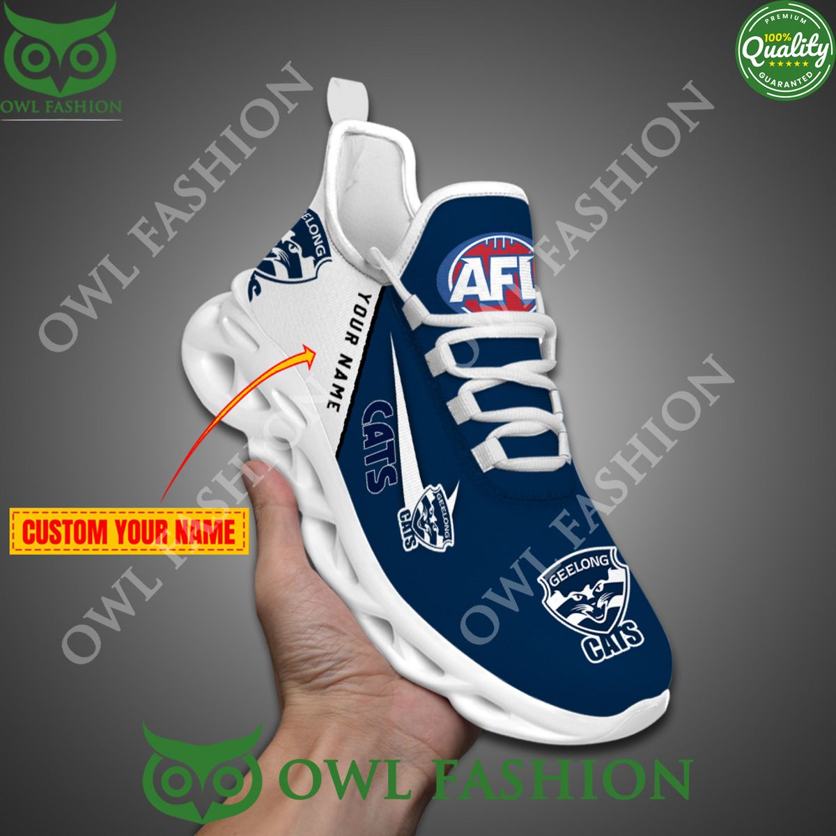 Geelong Cats AFL Personalized Max Soul Shoes