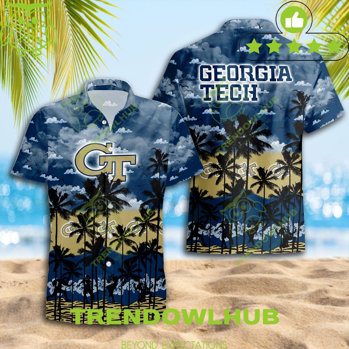 Georgia Tech Yellow Jackets Hawaiian Shirt NCAA Limited Version 2024