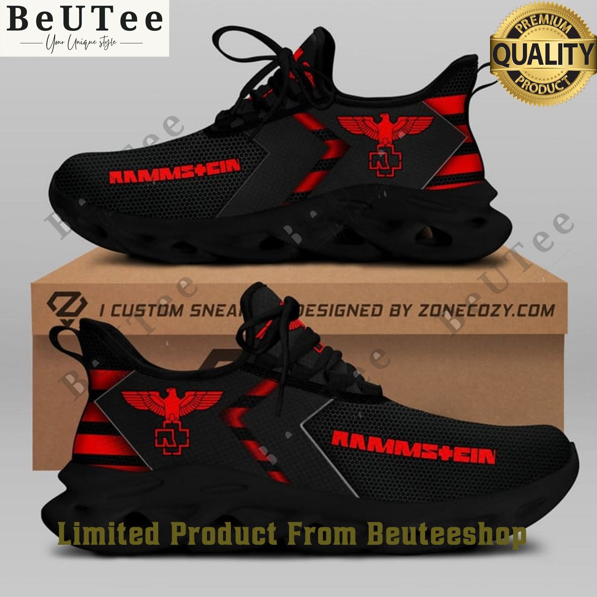 German Neue Deutsche Harte band Rammstein black max soul shoes