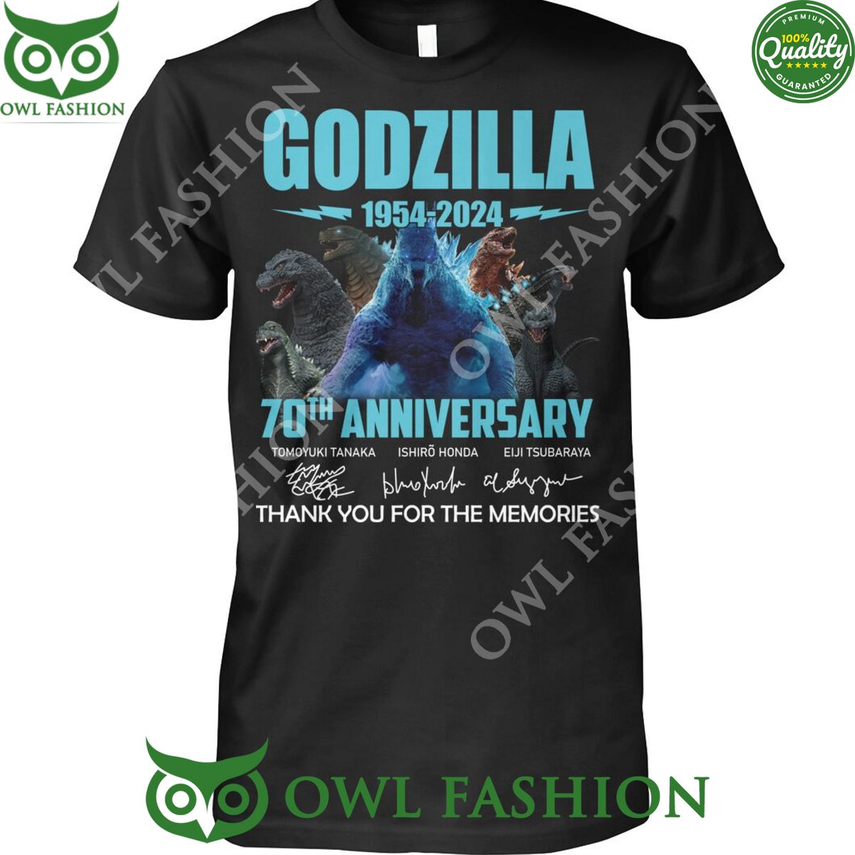Godzilla x Kong The New Empire 1954 2024 70 years anniversary tee t shirt for memories