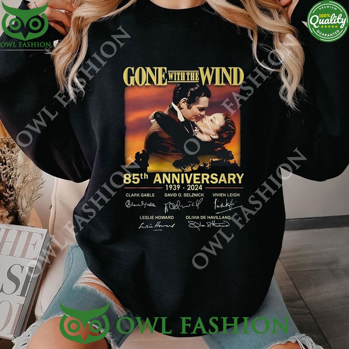 Gone With The Wind 85th Anniversary 1939 2024 Thank You For The Memories Tshirt Hoodie