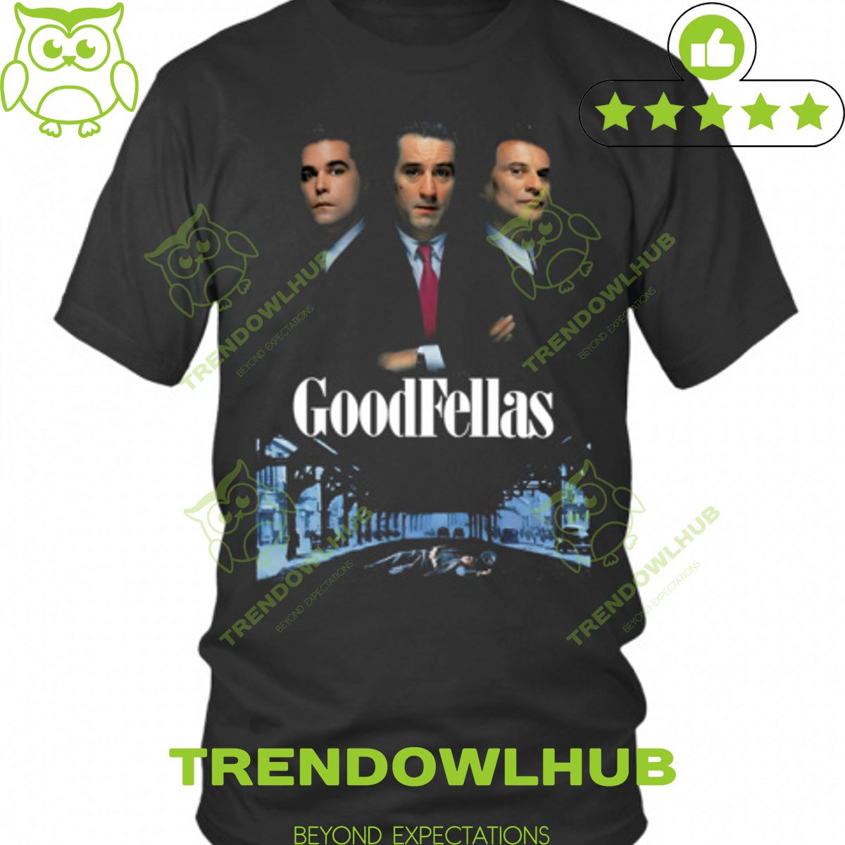 Goodfellas 1990 Crime Thriller Film Vintage T shirt