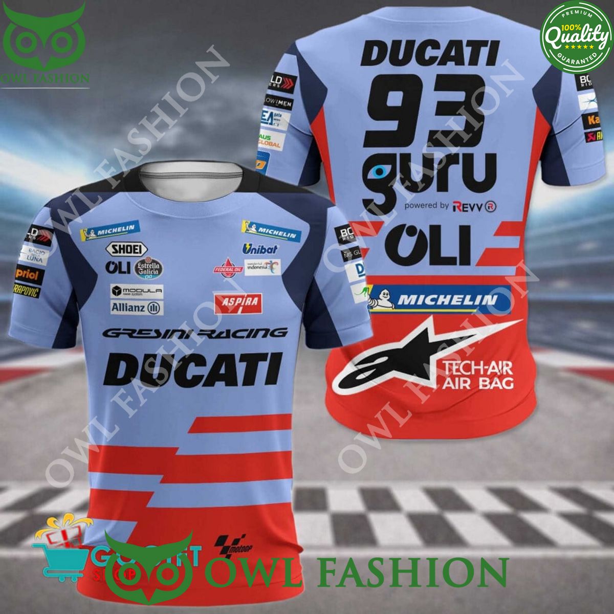 Gresini Racing 2024 Marc Marquez 93 polo shirt collection