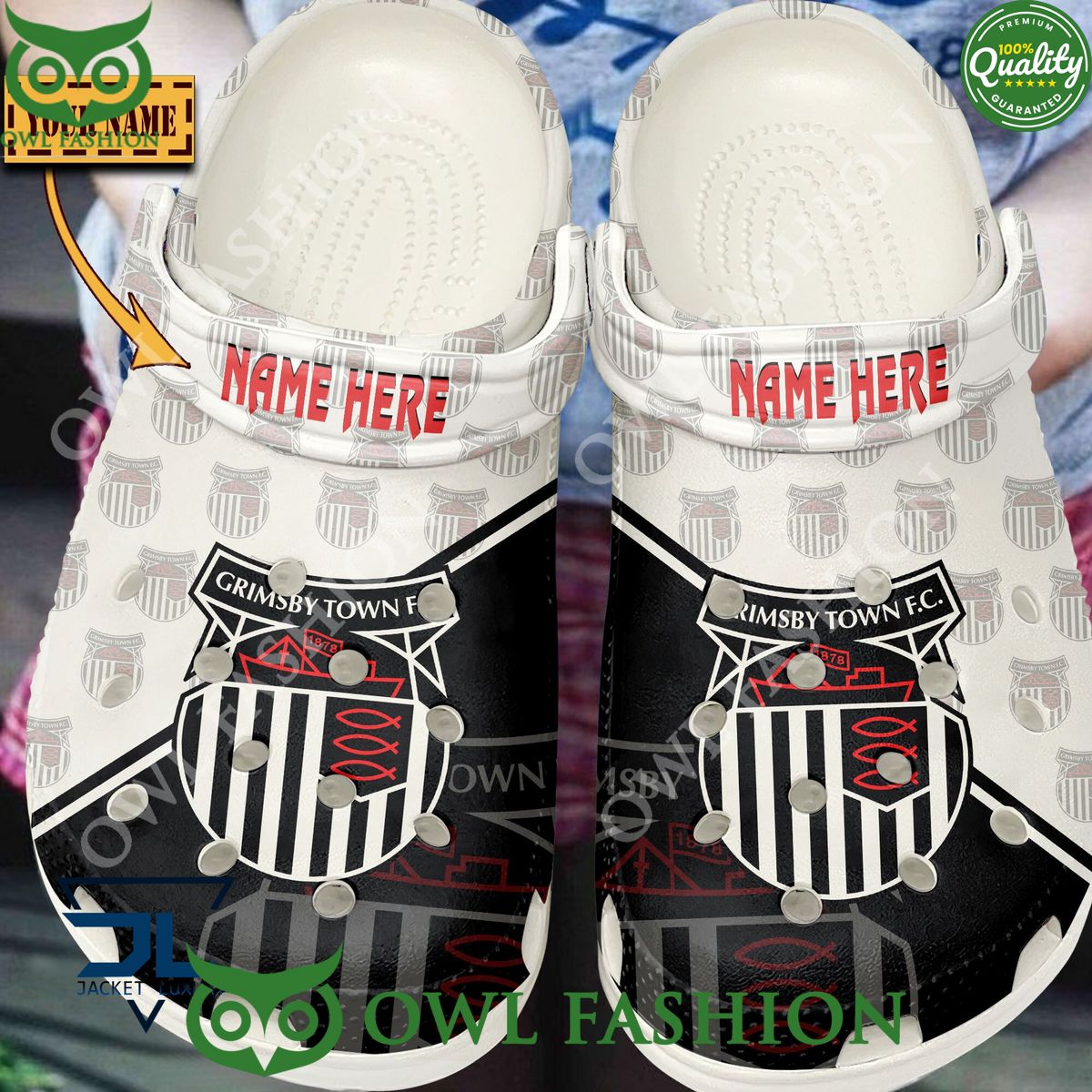Grimsby Town Limited EFL Customized Crocs
