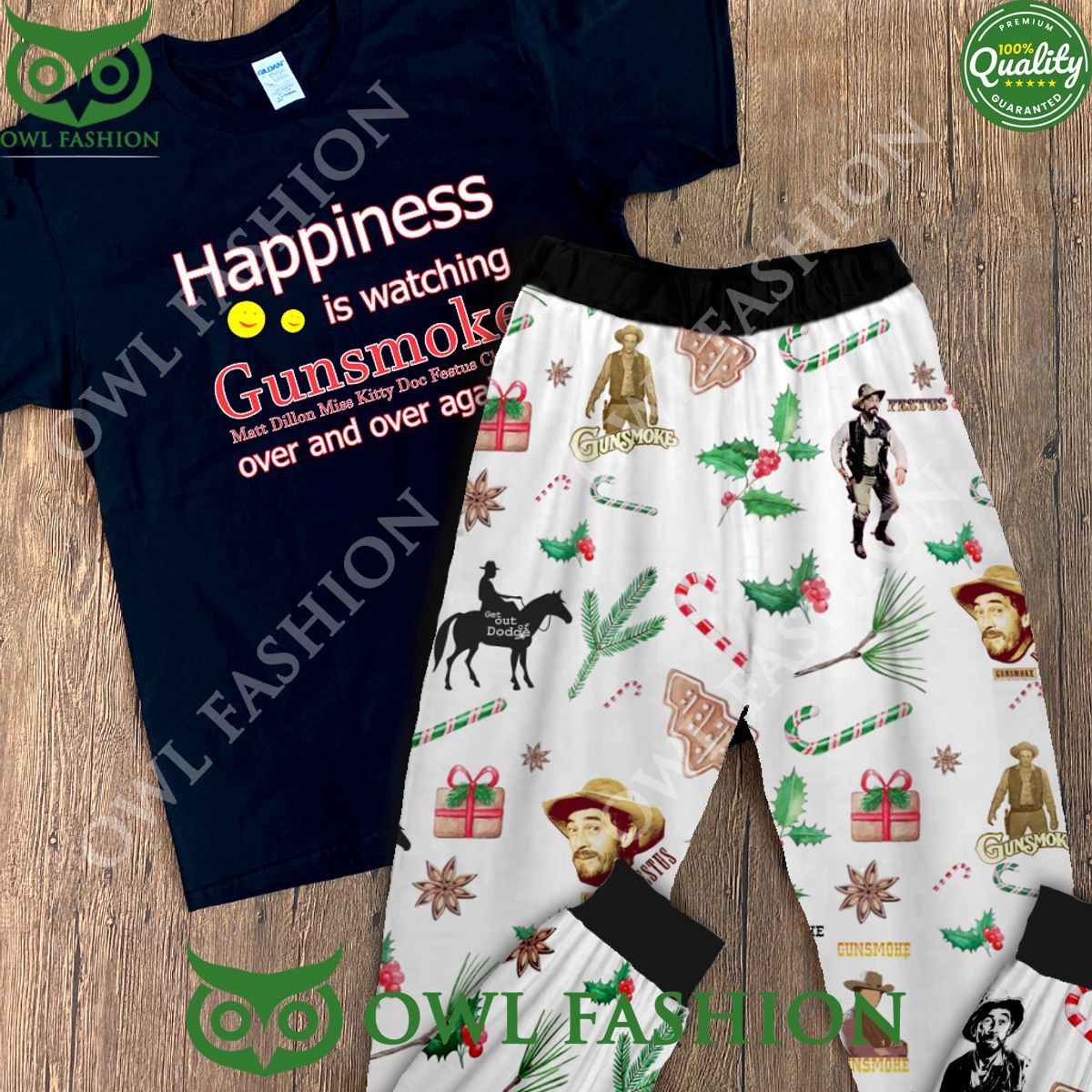 Gunsmoke Pajamas For Gifts Holiday Pajamas