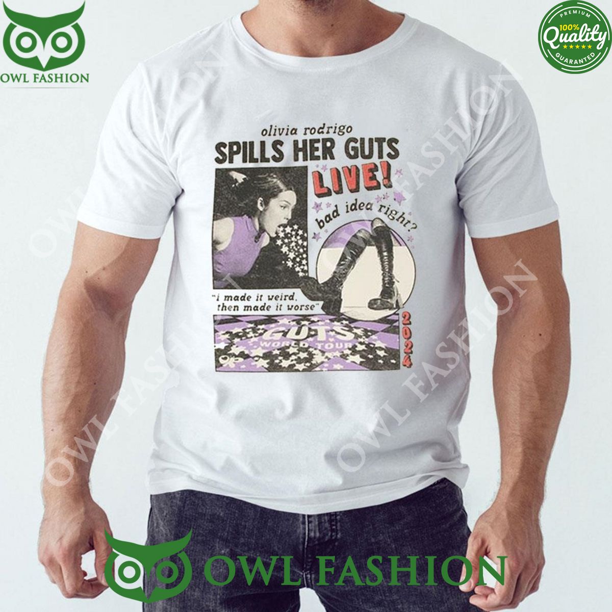 Guts Merch Shop Or Spills Her Guts Live 2024 Shirt