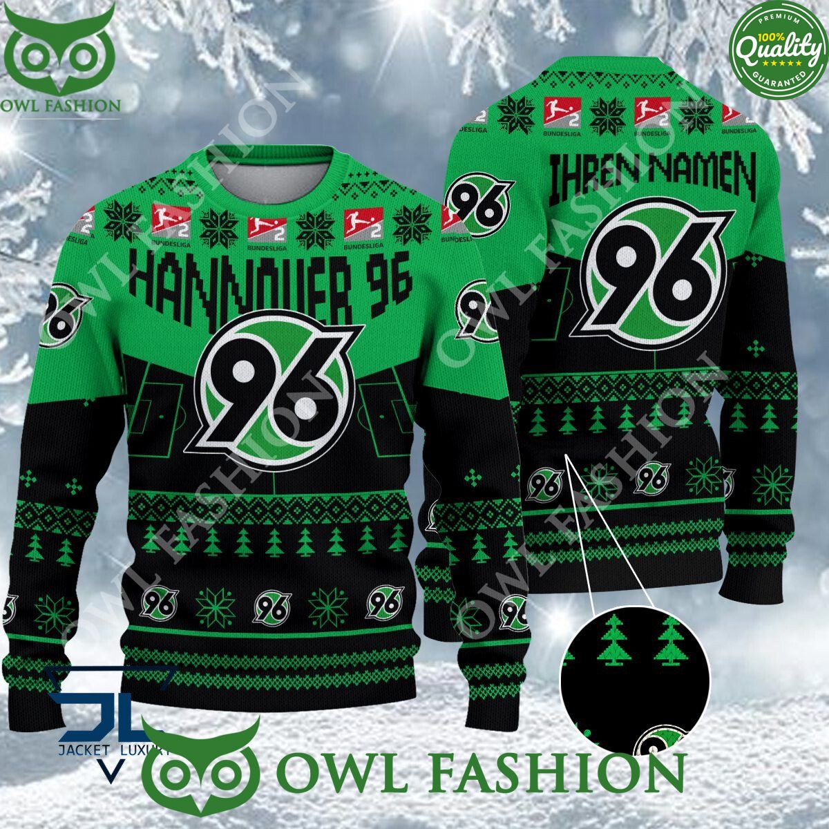 Hannover 96 Limited For Bundesliga Fans Ugly Sweater Jumper