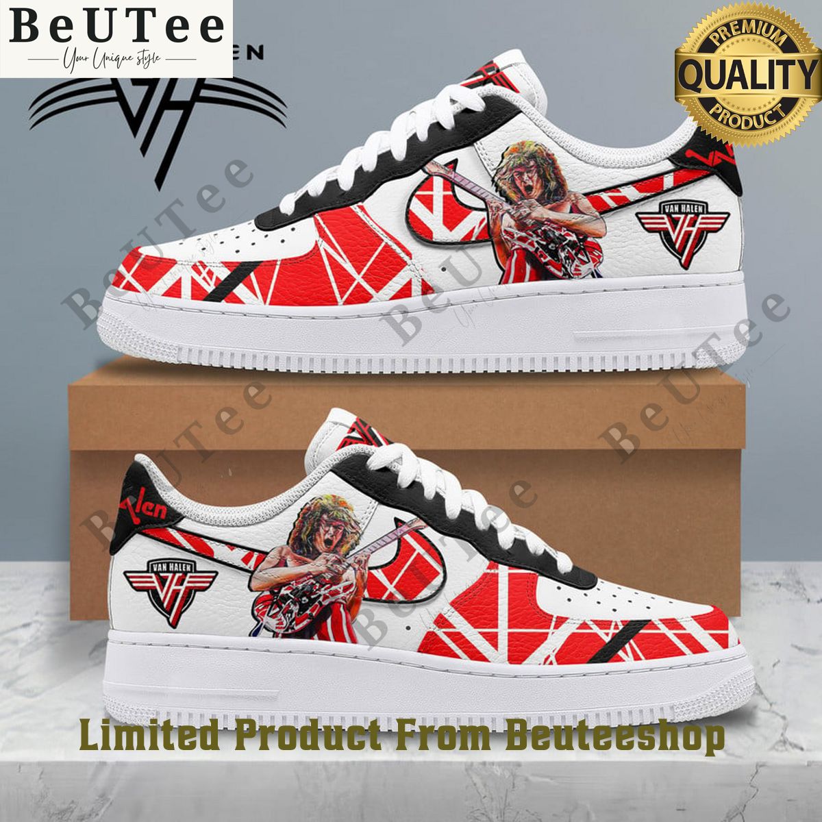 Hard rock band Van Halen Premium Air Force 1 Shoes