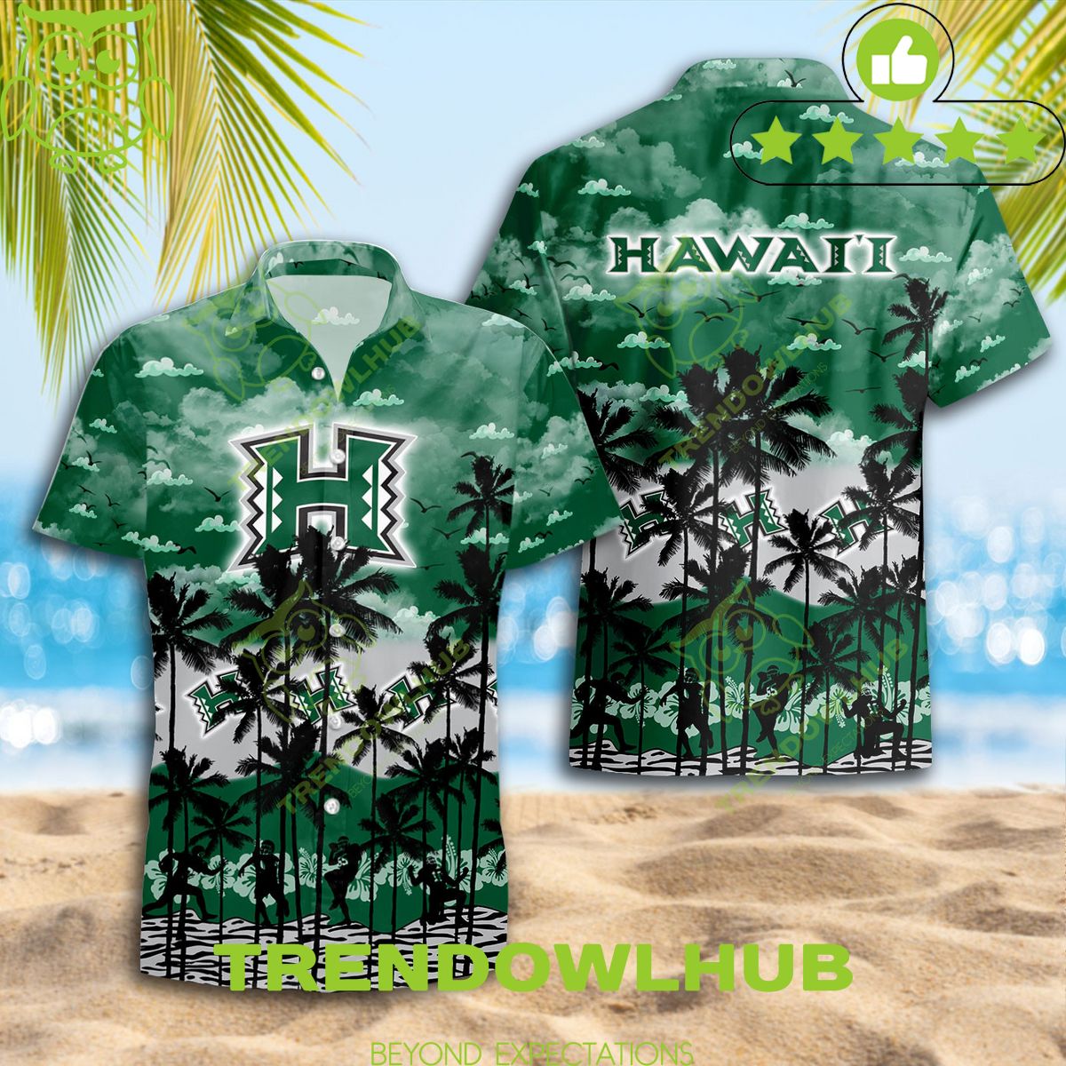 Hawaii Rainbow Warriors Hawaiian Shirt NCAA Limited Version 2024